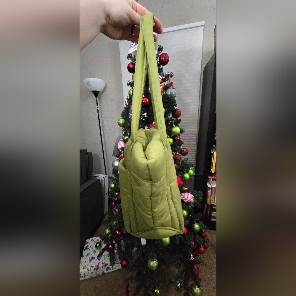 Baggu Puffy Mini Tote Pistachio - Picture 6 of 15